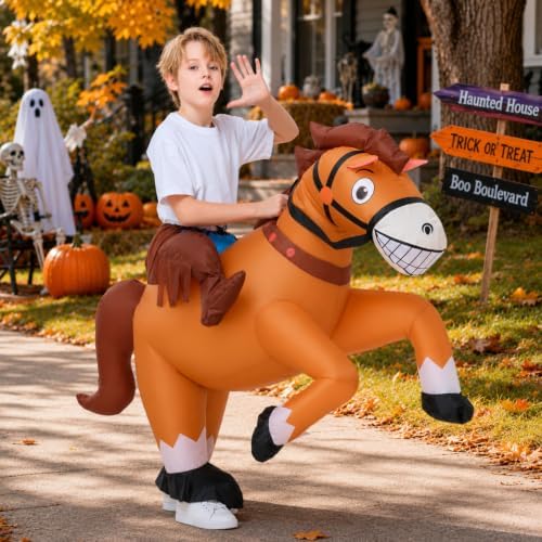Inflatable Animal Costume for kids Cosplay Party Ride on Animal Blow Up Costumes Halloween