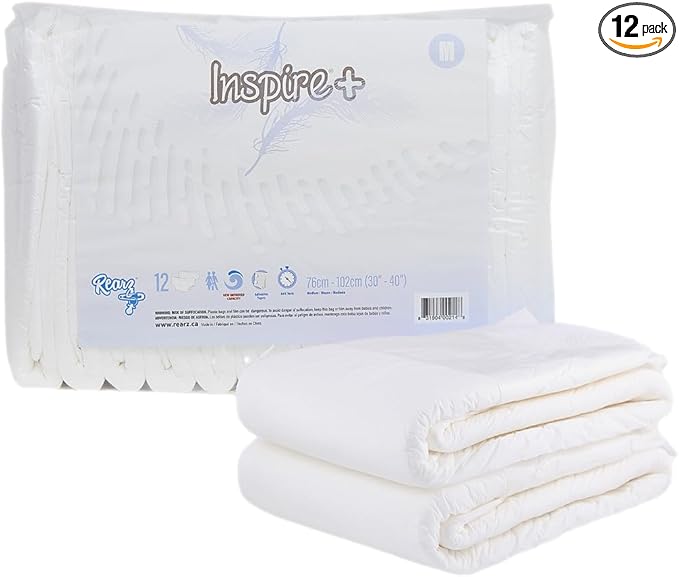 Rearz - Inspire+ Adult Nighttime Briefs (12 Pack) (Small)