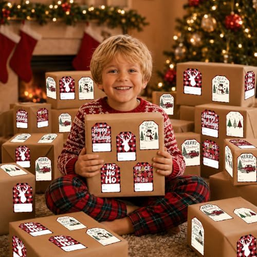 Gift Tags - 500PCS Christmas Tags Stickers for Presents & Gift Packaging