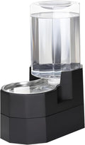 Sfozstra 7L Raised Dog Water Dispenser: Comfortable Drinking | Gravity Water Dispenser/Better Drinking Posture/Medium Dogs/304 Stainless Steel Bowl/Spill Resistant Base/Dishwasher Safe