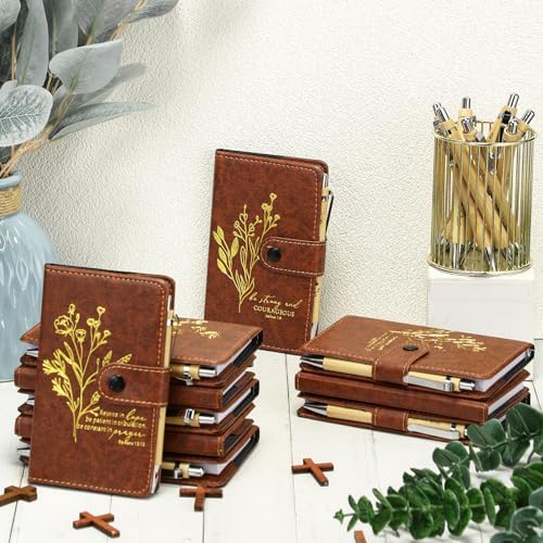 Spakon 80 Pcs Christian Prayer Journals with Pens, English Aesthetics