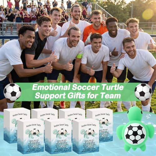 50 Sets Positive Soccer Gifts with Support Boxes