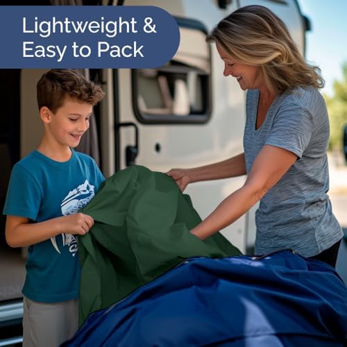 Short Queen Size 4 Piece Bed Sheet Set - RV Short Queen - Emerald Green
