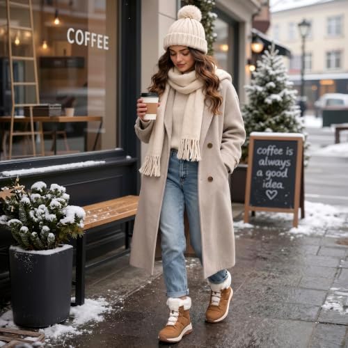 DREAM PAIRS Women's Outdoor Winter Snow Boots