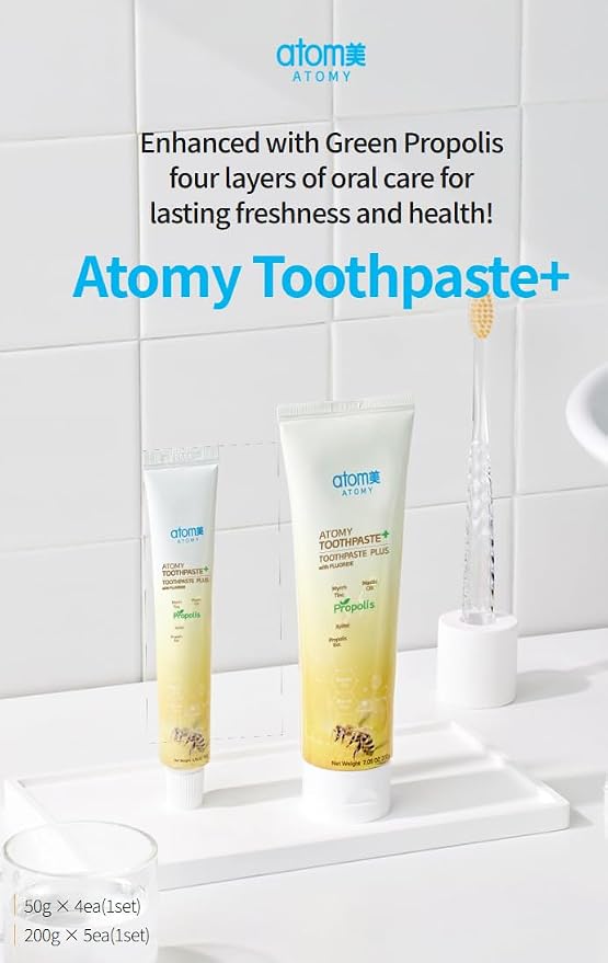 Propolis Toothpaste 7.05 oz (200g) x 5 Tubes | Total Net Wt. 35.25 oz