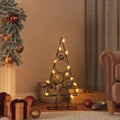 Metal Christmas Tree, DIY Ornament Stand, Powder-Coated Steel
