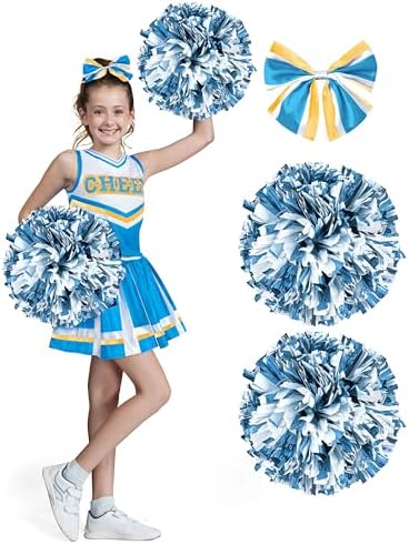 Spooktacular Creations Halloween Girl Cheerleader Costume, Cheer Uniform Set, Cheerleading Outfit for Halloween DressUp Party