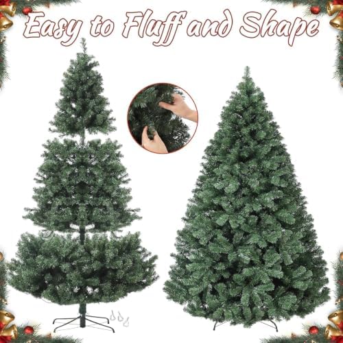 GarveeHome 7.5ft Prelit Artificial Christmas Tree with 300 Multi Lights