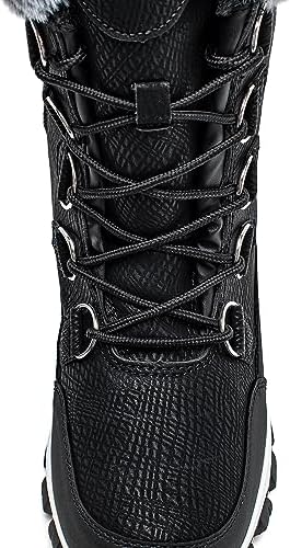 HOBIBEAR Women's Winter Snow Boots Warm Faux Fur