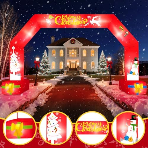 Kalolary 20FT Long Christmas Inflatable Archway