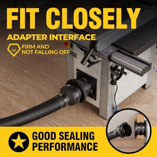 Magnetic Dust Collection Fittings for 4" Woodwork Shop Vacuum Hoses