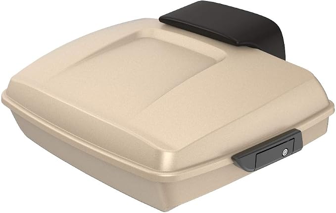 Advanblack Road Glide Tour Trunk Pack Sand Camo Denim Razor Tour Trunk Pack Backrest Pad for '97-'25 Harley Touring Road King Street Glide Electra Glide CVO models