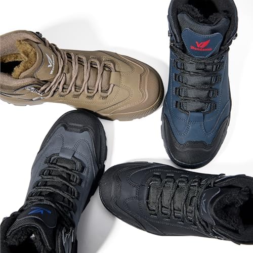 Wondamo Men's Insulated Winter Snow Boots