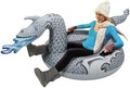 GoFloats Winter Snow Tubes - Choose from Unicorn, Disney's Frozen, Ice Dragon, Polar Bear, Penguin, Flamingo - Inflatable Sled for Kids and Adults