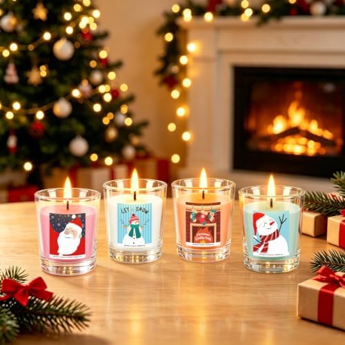 2026 Candle Advent Calendar Gift Set, 24 Scented Christmas Candles