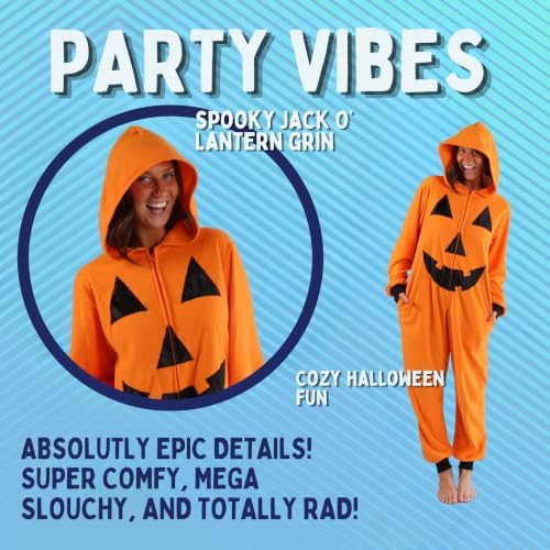 Funziez! Slim Fit Adult Onesie - Animal Costume - Plush Unisex Halloween One Piece Cosplay Suit for Women and Men
