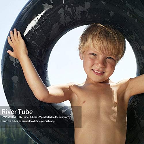 Heavy-Duty Inflatable Float - River & Snow Tube, Swim & Sledding, Pool Closing Inner Tube