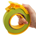 TAPEBEAR Green Painters Tape with Dispenser 21-Days Clean Removal, Washi Masking Tape 0.94Inch x 60Yards, Medium Adhesion Indoor Outdoor Multi-Surface Painting with Sharp Lines for Car/Wall