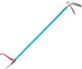 Midwest Gloves 40"L Heavy-Duty Snake Handling Tongs, Blue, Aluminum, Stainless Steel, 2.25" Wide Grip, 40"L