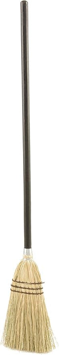 Rubbermaid Commercial Products Lobby Straw/Corn Broom Brown 38-Inch Indoor/Outdoor Broom for Courtyard/Garage/Lobby/Mall/Office