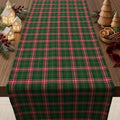 Christmas Decorations - Red Green Plaid Christmas Table Runner