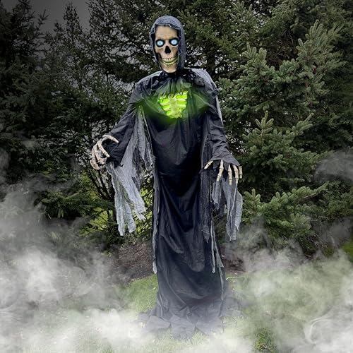 Haunted Hill Farm 10-Ft Motion-Activated Towering Reaper Animatronic