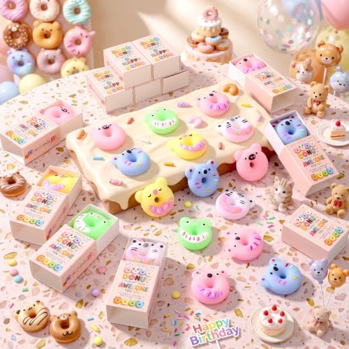 30 Sets Appreciation Gifts Donut Party Favors with Boxes
