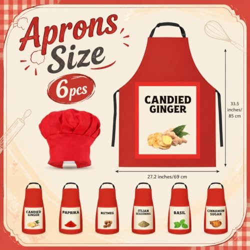 Halloween Spice Condiments Apron & Hat