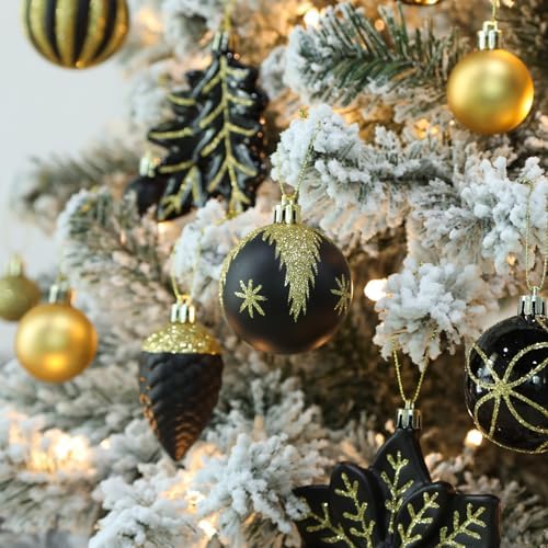 SHareconn 106 PCS Christmas Ball Ornaments for Christmas Tree Decorations