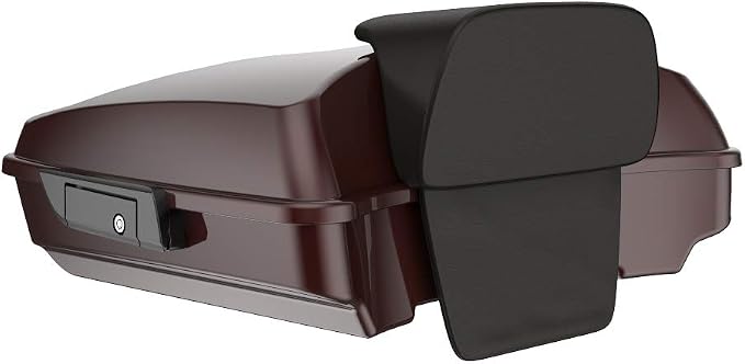 Advanblack Road Glide Tour Trunk Pack Twisted Cherry Razor Tour Trunk Pack Backrest Pad for '97-'25 Harley Touring Road King Street Glide Electra Glide CVO models