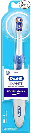 Oral-B Toothbrush 3D White Stains Away (Battery) (Pack of 3)