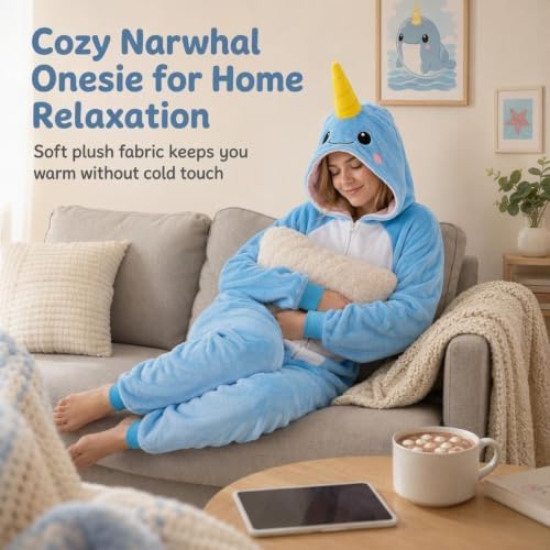 Snug Fit Unisex Adult Onesie Pajamas, Flannel Cosplay Animal One Piece Halloween Costume Sleepwear Homewear