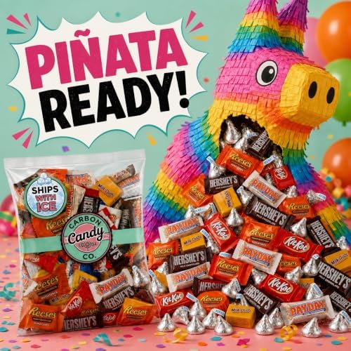 Halloween Chocolate Candy Variety Pack Assorted Pinata Mini Bars Bulk 10 lb