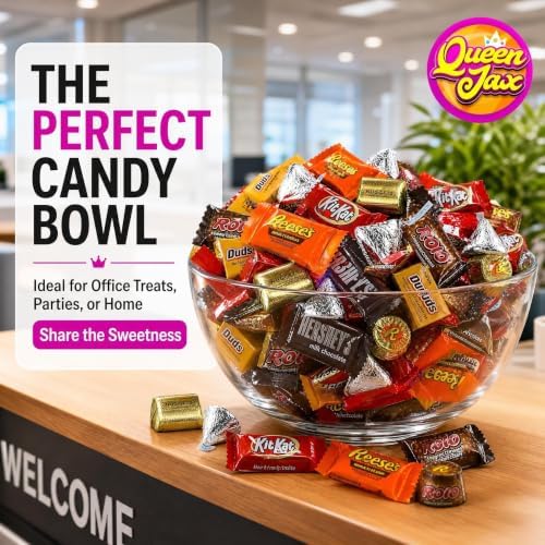 Assorted Chocolate Candy Variety Pack Bulk - 1.5 Lb Bulk Candy Chocolate Mix - Chocolate Candy Bulk - Chocolate - Bulk Candy Individually Wrapped Chocolate Candy Bars - Candy Bulk - Cold Pack Included- Halloween