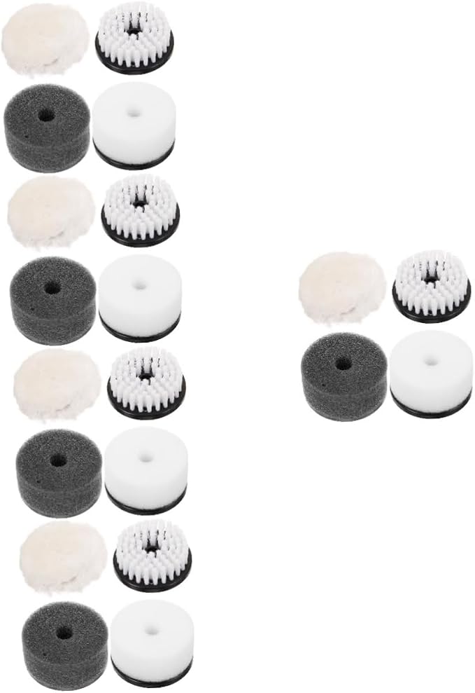 Homoyoyo 20pcs Shoe Cleaning Brush Includes Polishing Brush Dust and Sponge for Shoe Care for All Types of Footwear