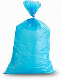 1000 Pack 8 lb Blue Heavy-Duty Plastic Ice Bags - 1.5 mil Durable Freezer Ice Packing Bags with Twist Ties for Retail, Catering & Commercial Use