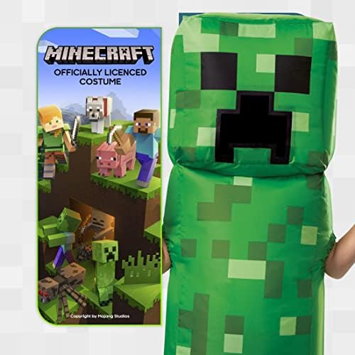 Disguise Minecraft Creeper Inflatable Costume, Green