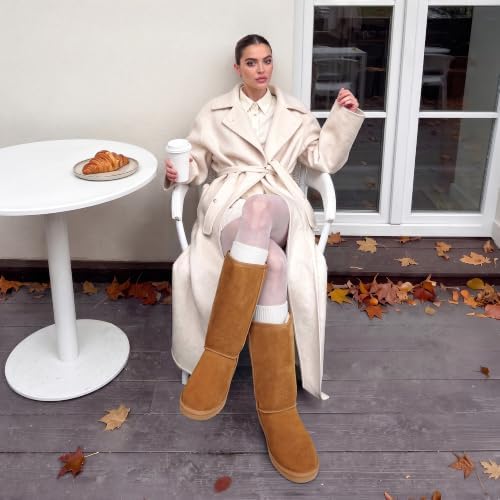 DREAM PAIRS Women's High-top Winter Warm Snow Boots
