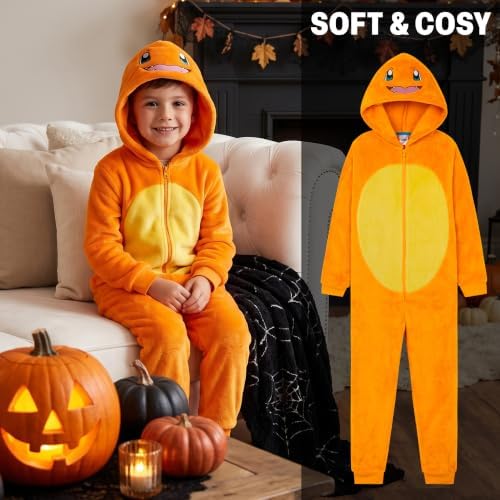 Get Trend Pokemon Halloween Costume One-Piece Pajamas for Kids, Loungewear