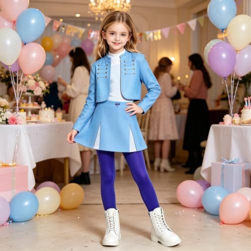 Girls Pink Princess Costume Kids Birthday Dress Up Set with Accessories