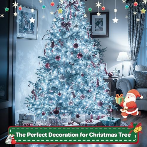 Christmas Cluster Lights Plug-in 52FT 800LEDs String Lights Indoor Outdoor