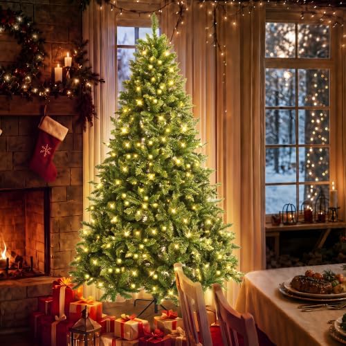 HOLLO STAR 5.5ft Prelit Christmas Tree, Multi-Color RGBW Lights
