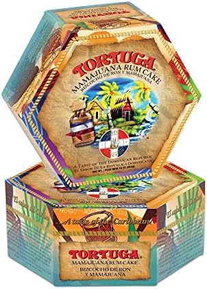 TORTUGA Caribbean Mamajuana Rum Cake - 16 oz Caribbean Rum Cake - 2 Pack - The Perfect Premium Gourmet Gift for Stocking Stuffers, Gift Baskets, and Christmas Gifts - Great Cakes for Delivery
