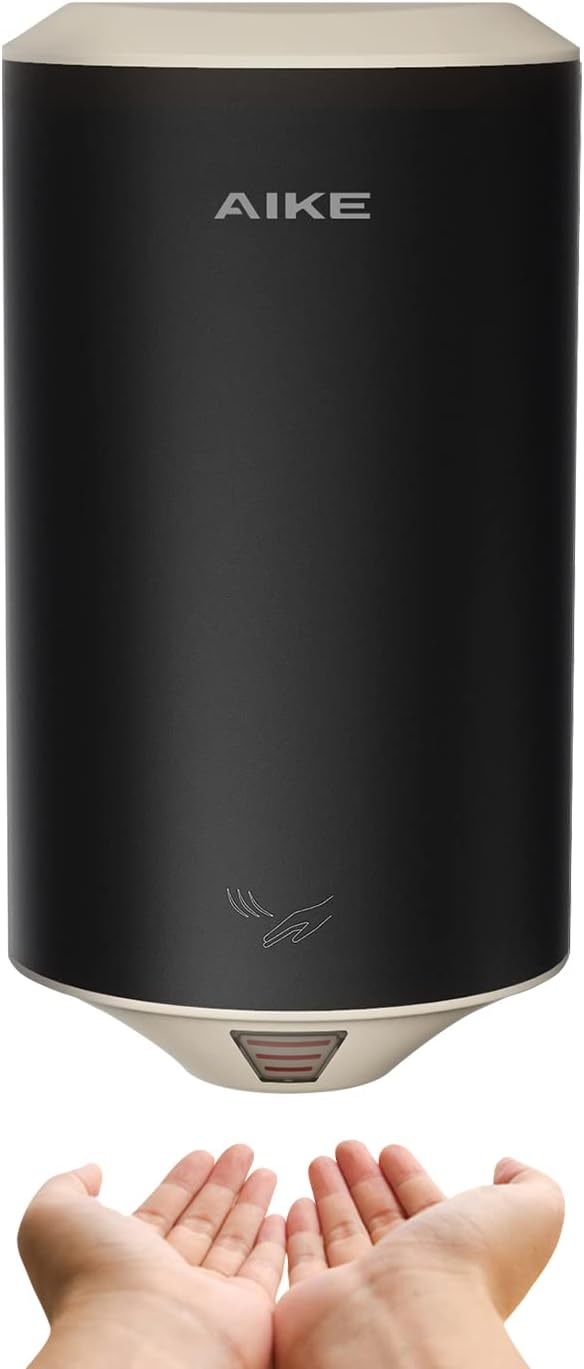 AIKE Air Focus Compact Hand Dryer UL Listed 120V 1350W Dark Beer Custom