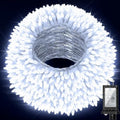 240ft Outdoor Christmas Lights, 750 LED Super Long String Lights 12 Modes & Timer Memory, Dimmable Outsite Waterproof Light Strings for Xmas Tree Garden Wedding Party Holiday Decorations Cool White