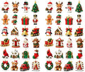 24-Day Mini Christmas Brick Ornament Advent Calendar，2set