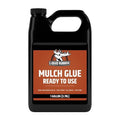 Liquid Rubber Pre-Mixed Mulch Glue for Landscaping, Gardens, 1 Gallon | Ready to Use - Bonds Pine Straw, Cypress, Pea Gravel, Stone, Bark Nuggets & Rubber Mulch - Locks in Place, Prevents Erosion