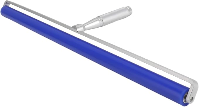 Dust Remover Roller, Silicone Manual Sticky Roller 28mm Low Viscosity 310D Washable Metal Handle for PCB LCD Screen Film Cleaning Workshop Kitchen Hair Lint Dust (20 Inch)
