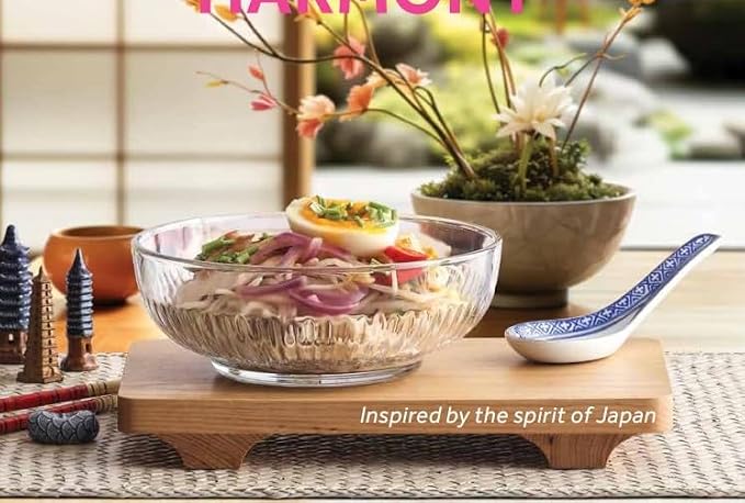 BOHEM'S 3 Pack Glass Bowls with Lids, Space-Saving Stackable Heavy Glass Food Storage Containers set with Lids, Meal Prep Containers With BPA-Free airtight Lids (4-6-11 cup) (30–50–88 oz)