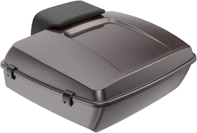 Advanblack Road Glide Tour Trunk Pack Sumatra Brown Chopped Tour Trunk Pack Backrest Pad for '97-'25 Harley Touring Road King Street Glide Electra Glide CVO models